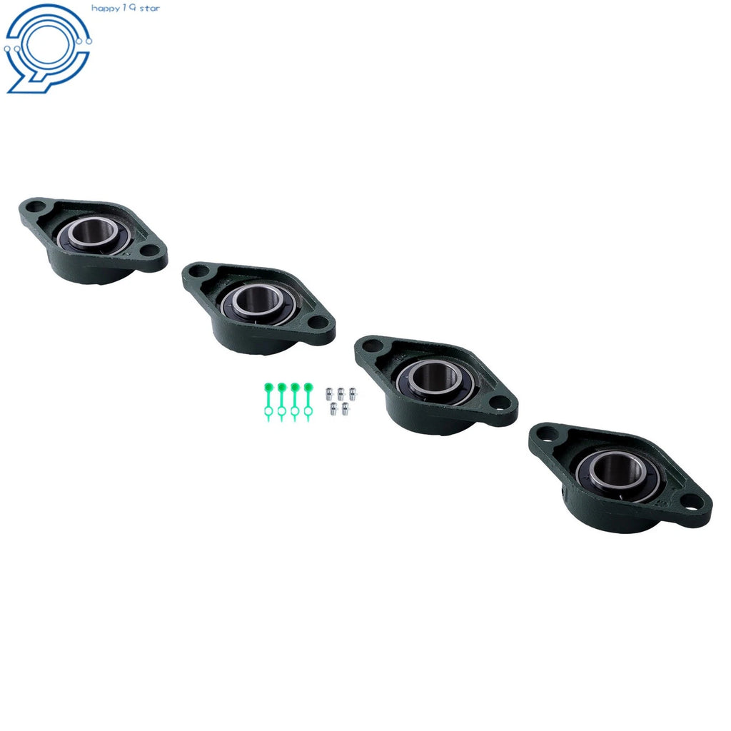 Set of 4 UCFL206-20 Pillow Block Bearings for (Self-Aligning)
