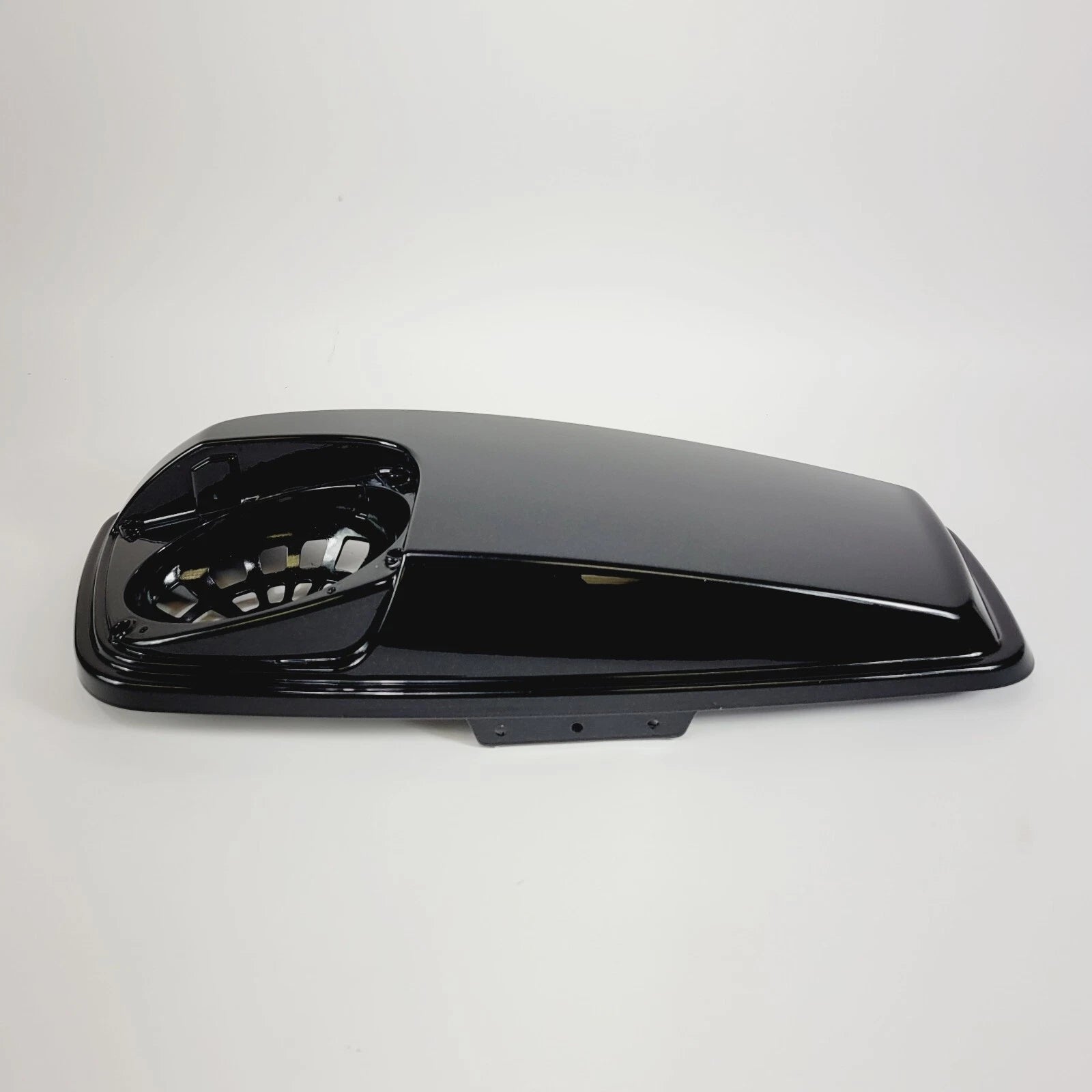 Left Side Saddlebag Speaker Lid for Harley Davidson Touring (2014–2023) - Arctic Black