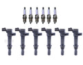 Set of 6 Ignition Coils & U-Groove Spark Plugs for Dodge Nitro 3.7L V6