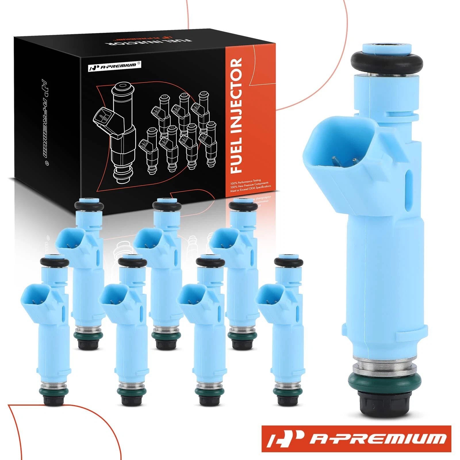 8x Fuel Injector for Ford F-150 E-150 E-250 (2009–2010)