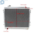 2X Full Aluminum Radiator for Toyota Tacoma Pickup (1995–2004)