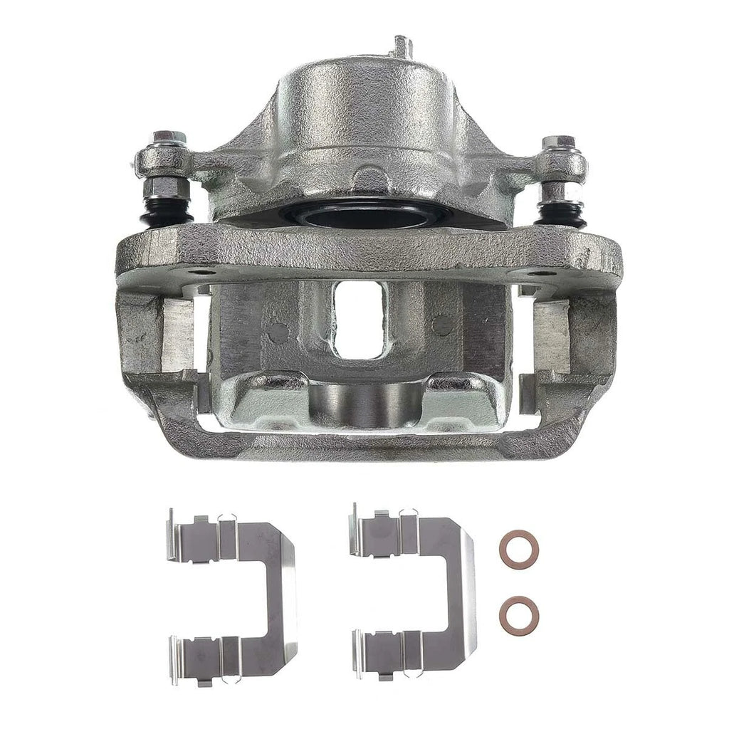 Pair Front Brake Calipers with Bracket for Hyundai Sonata (2004-2005)