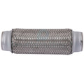 1.75" x 8" OAL Chrome Stainless Steel Flex Pipe Coupling for Universal