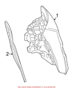 Genuine OEM Rear Inner Tail Light Assembly for Mercedes X156 GLA (2015–2020)