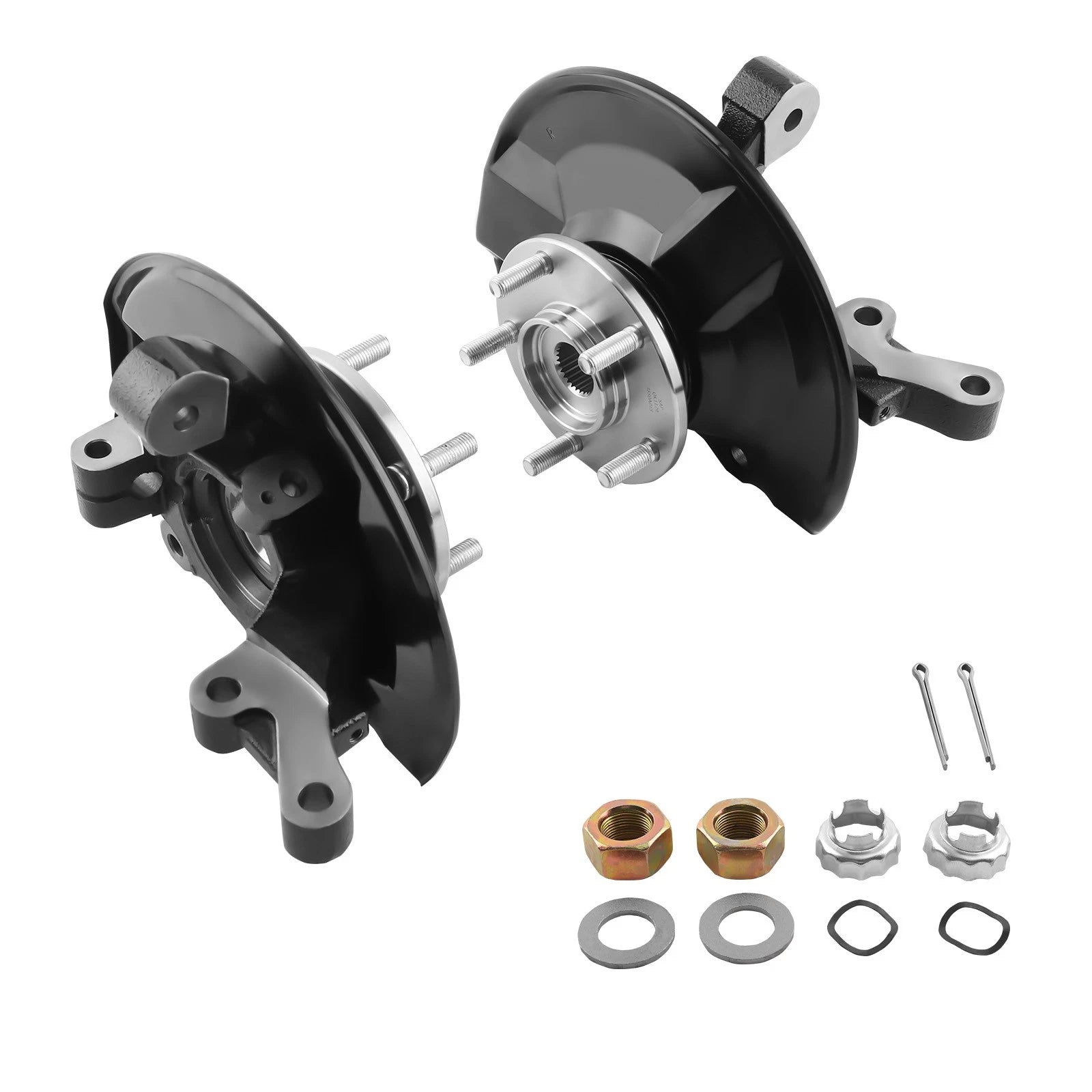 Pair Wheel Hub Bearing & Knuckle Assembly for Jeep Compass (2007–2017)