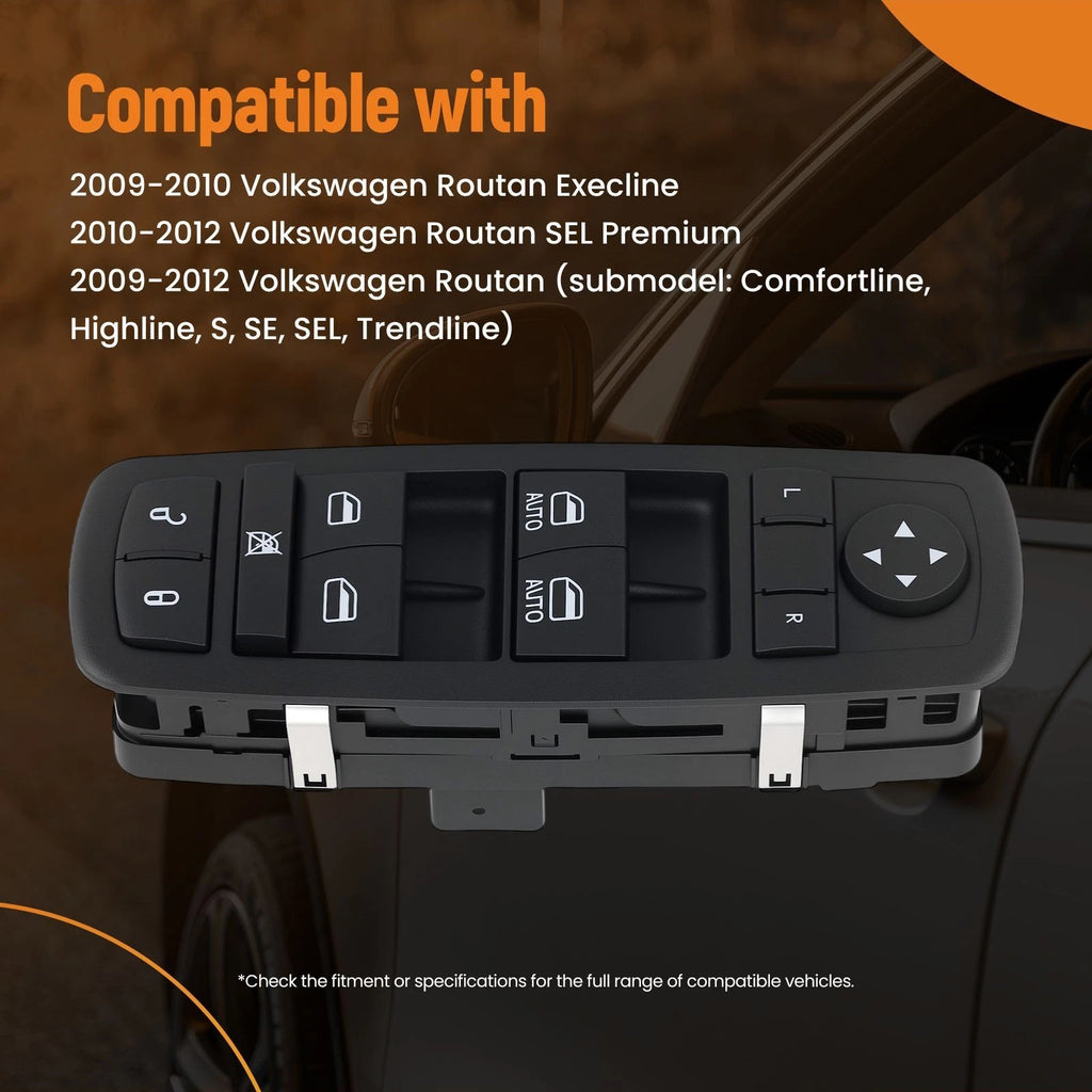 Front Left Power Window Switch for Volkswagen Routan (2009–2012) 7B0959857E