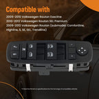 Front Left Power Window Switch for Volkswagen Routan (2009–2012) 7B0959857E