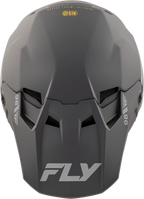 Fly Racing Formula CC Objective Helmet for Offroad (Small, Black/Grey)