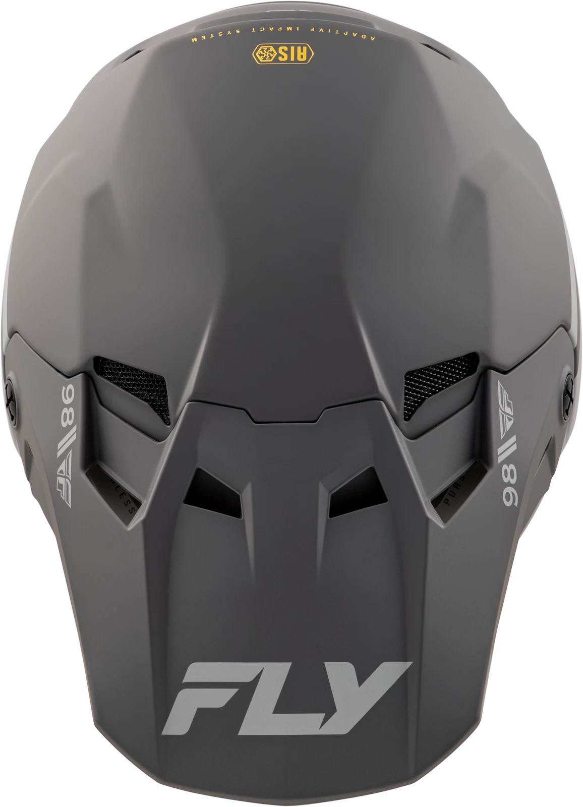 Fly Racing Formula CC Objective Helmet for Offroad (Small, Black/Grey)