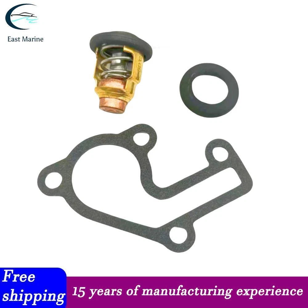 Thermostat 6E5-12411-10 with Housing Gasket for Yamaha 9.9 15F (1990–2023)
