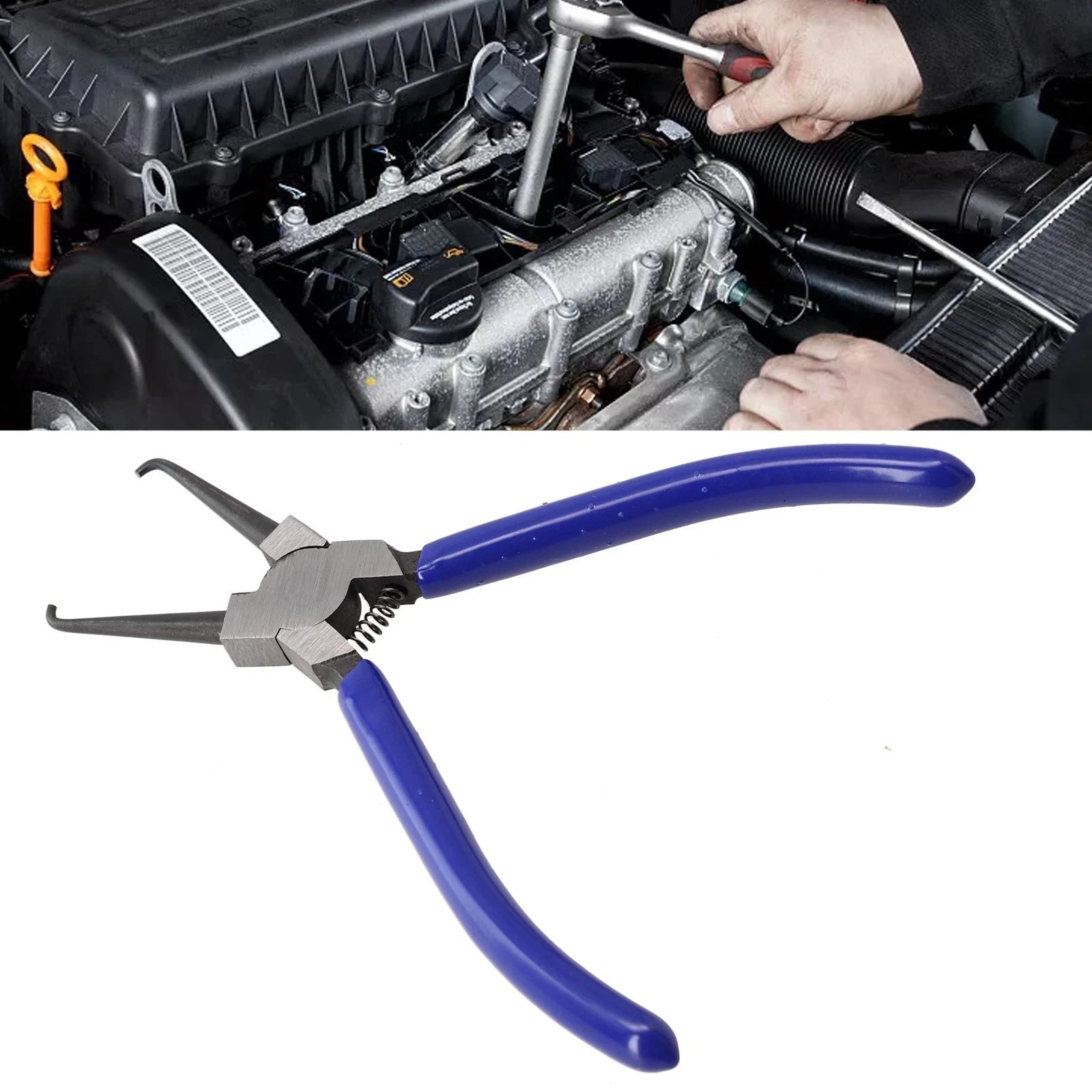 Oil Pipe Joint Holding Pliers for Universal Use (17cm Length)