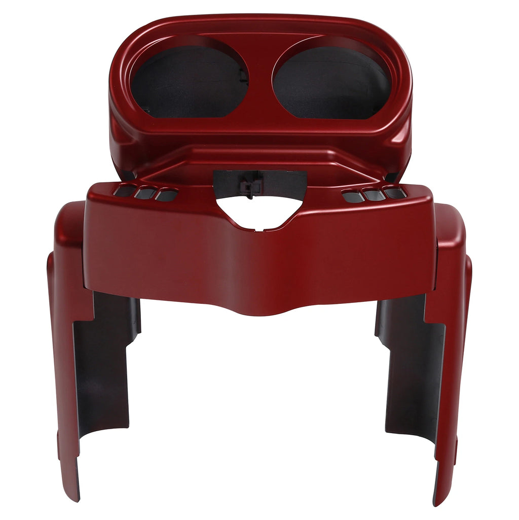Instrument Housing for Harley Touring Road Glide (2015–2024) Wicked Red Denim