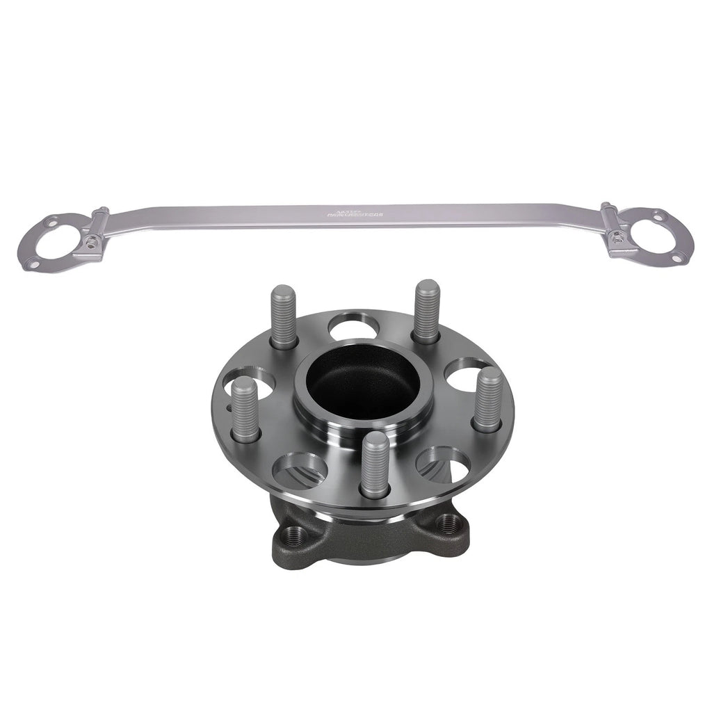 Front Upper Strut Brace Bar + Rear Wheel Hub Assembly for Honda Accord (2008–2012)