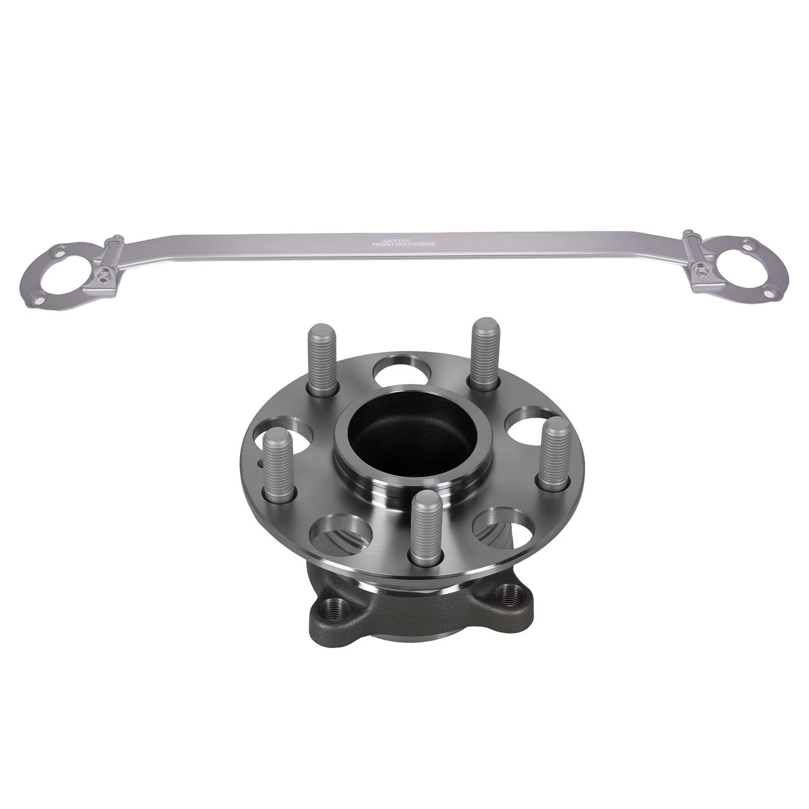 Front Upper Strut Brace Bar + Rear Wheel Hub Assembly for Honda Accord (2008–2012)