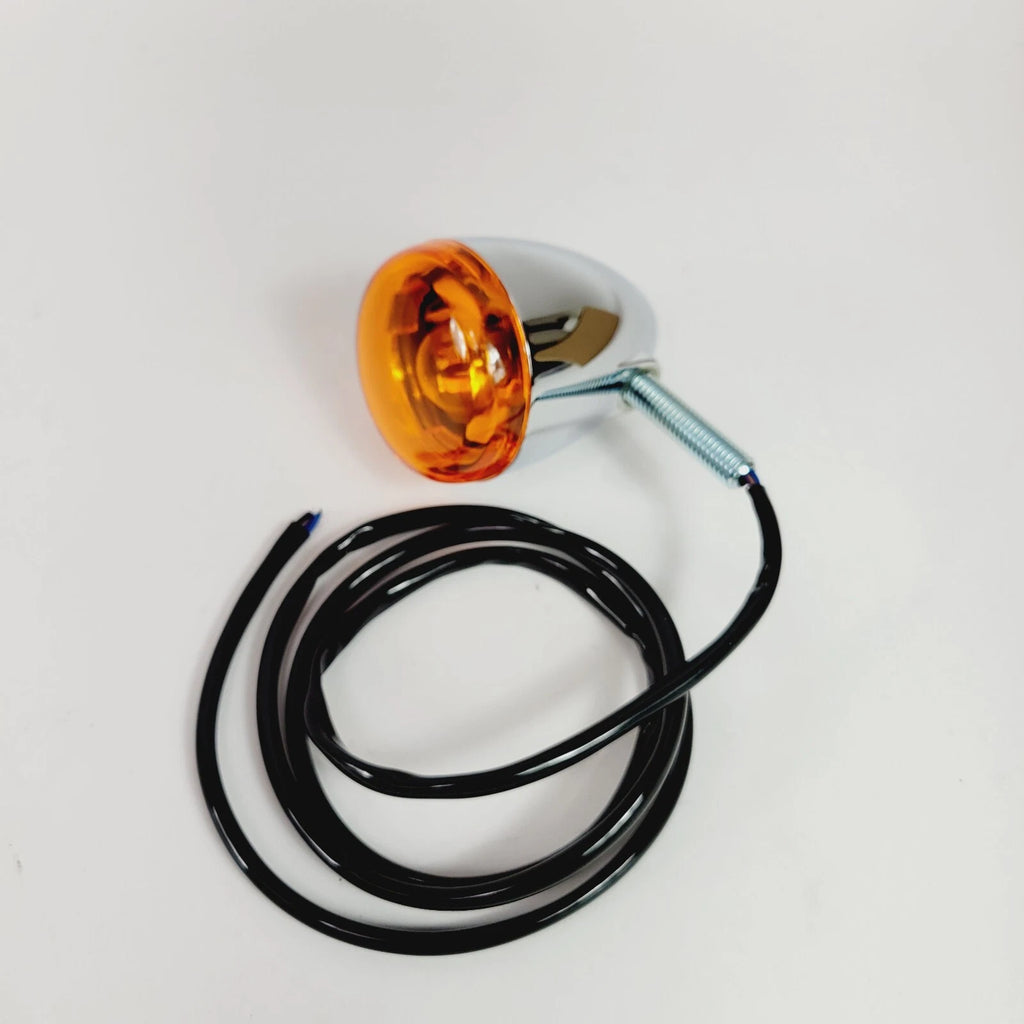 Chrome Front Turn Signal Assembly for Harley-Davidson Sportster (OEM 67800395)