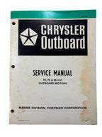 Service Manual for Chrysler Outboards OB3438 (70/75/85 HP)