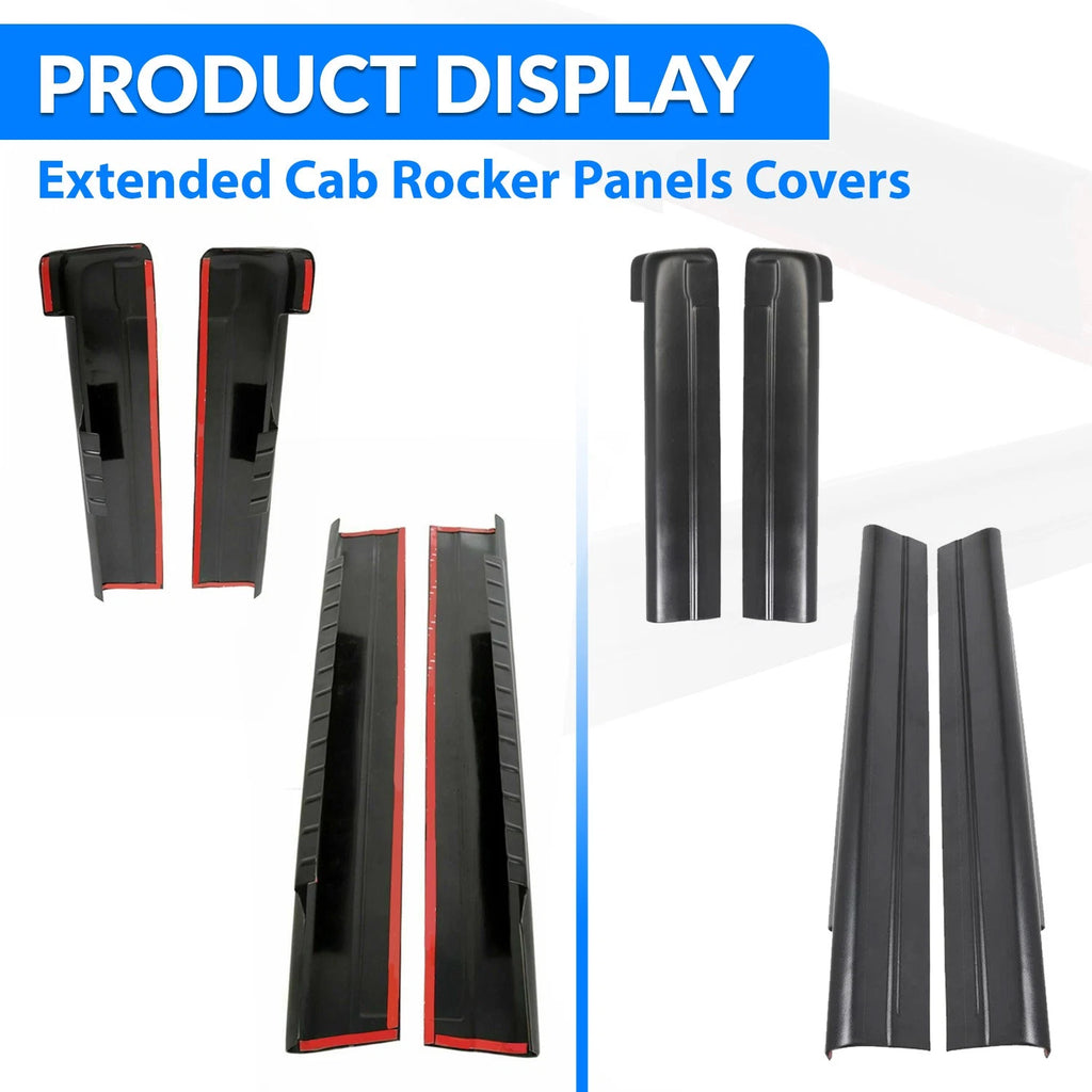 Rocker Panel Covers for Silverado/GMC Sierra Extended Cab (1999–2006)