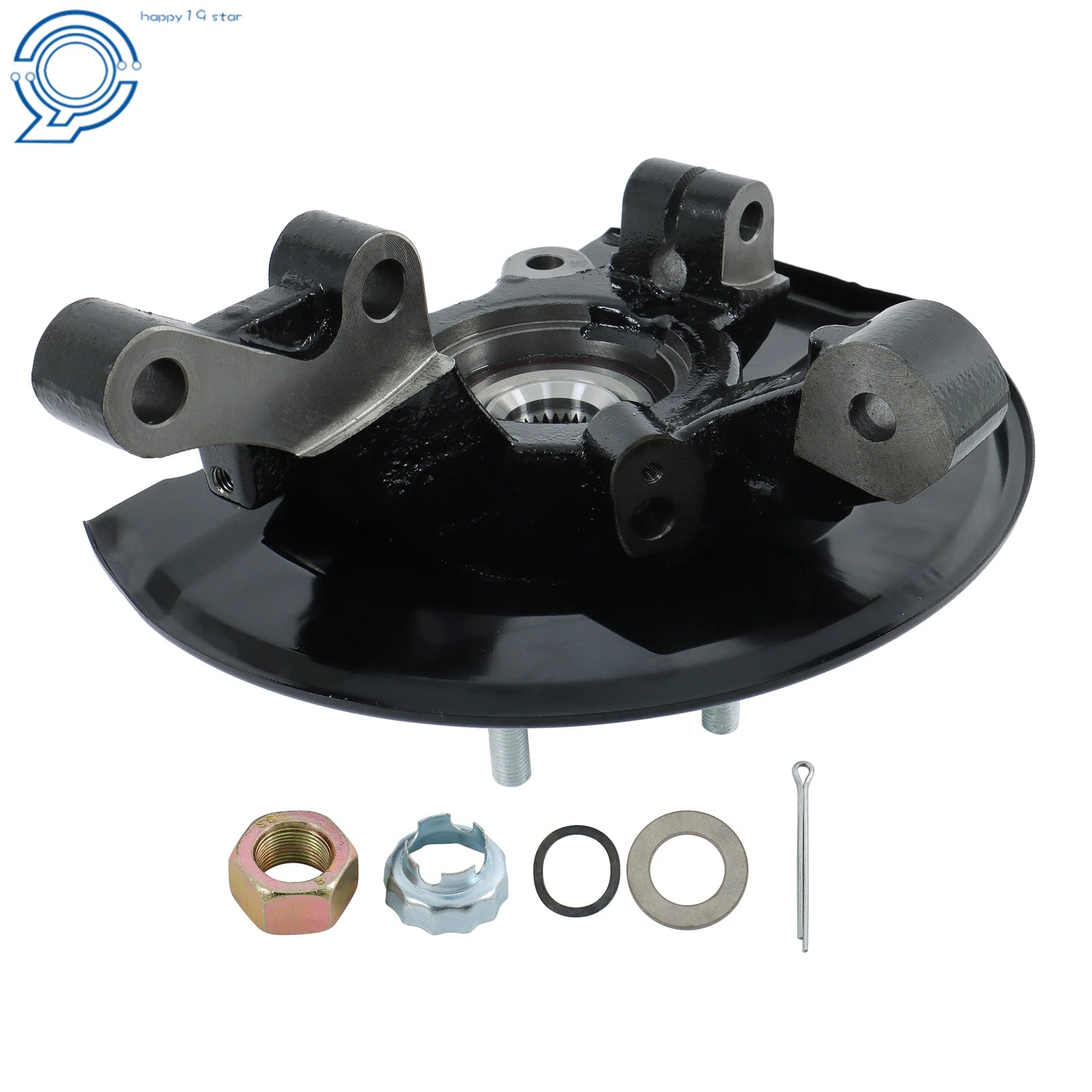 Front Driver Steering Knuckle & Hub Bearing Assembly for Mitsubishi Outlander (2007–2018)
