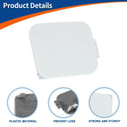Tow Hook Cover Front Bumper for BMW 528i 535i 550i White