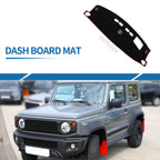 Dashboard Cover Mat for Chevrolet Suburban, GMC (2021–2023) Black Red
