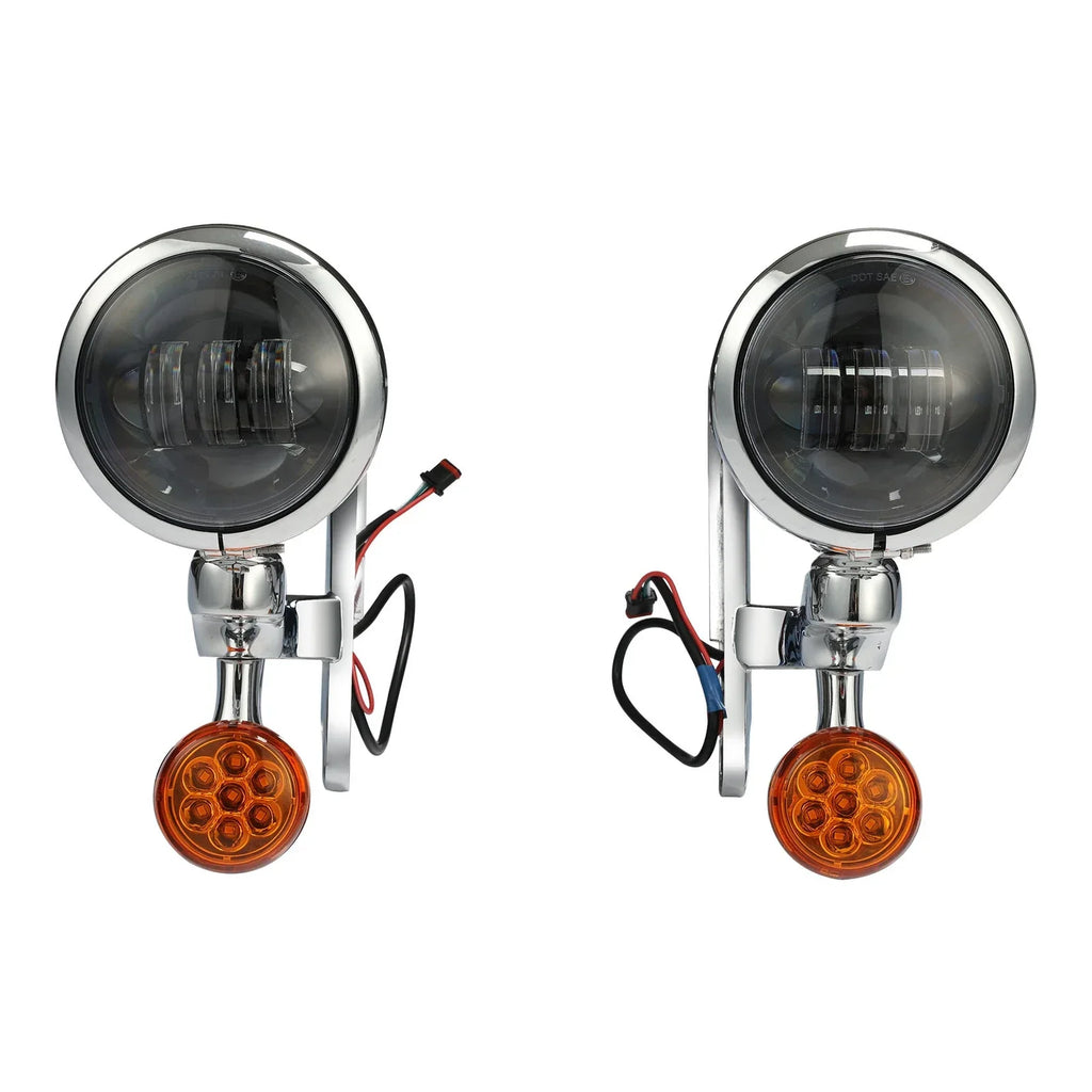 Fog Turn Signal Light Brackets for Harley Road Electra Glide (1994-2024)