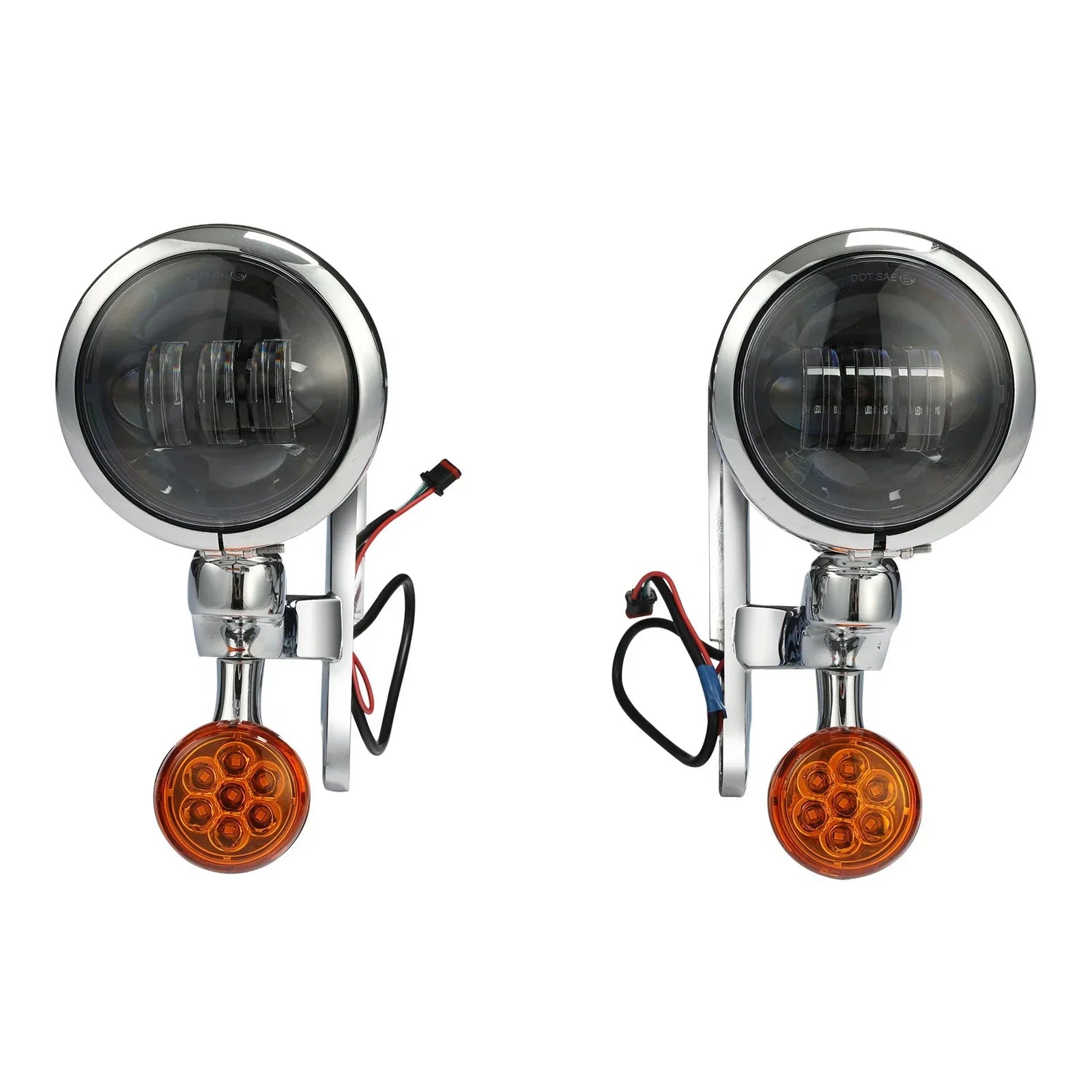 Fog Turn Signal Light Brackets for Harley Road Electra Glide (1994-2024)