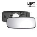 Left Lower White Mirror Glass w/ Back for Mercedes Sprinter (2006–2011)