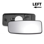 Left Lower White Mirror Glass w/ Back for Mercedes Sprinter (2006–2011)