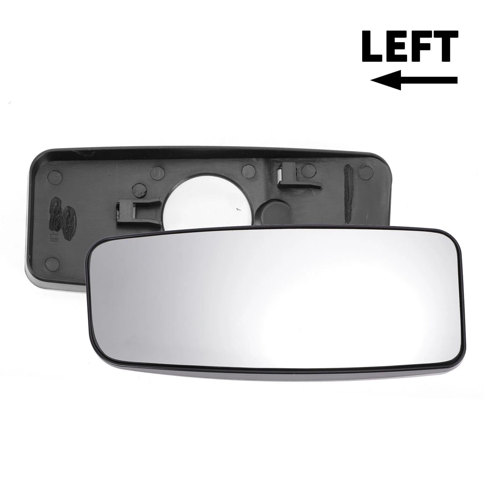 Left Lower White Mirror Glass w/ Back for Mercedes Sprinter (2006–2011)