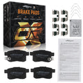 Set of 4 Rear Ceramic Brake Pads for Acura TSX (2009–2014) / Honda Accord (2008–2017)