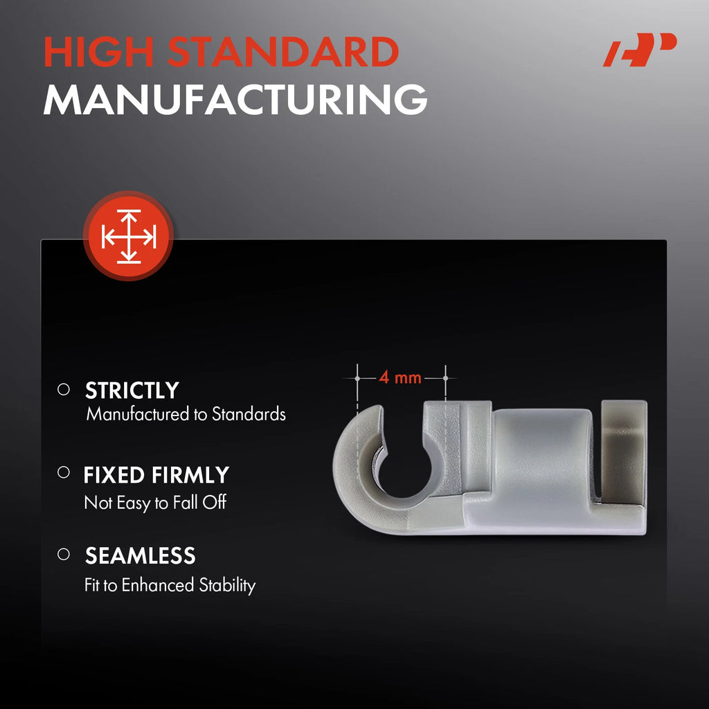 50x Nylon Tailgate Door Lock Rod Retainer Clips for Chevy GMC