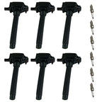 6X Ignition Coil & Iridium Spark Plug for Chrysler Jeep Dodge Ram (2011–2021)