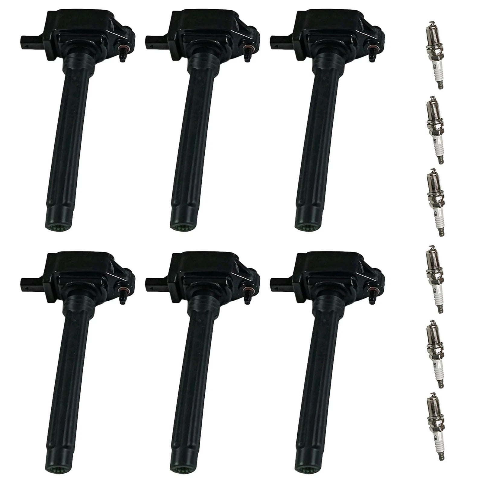 6X Ignition Coil & Iridium Spark Plug for Chrysler Jeep Dodge Ram (2011–2021)