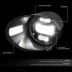 Full LED Projector Fog Lights for Toyota Tundra (2007–2014)