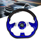 13" 6 Hole Steering Wheel with Horn Button and Quick Release Adapter