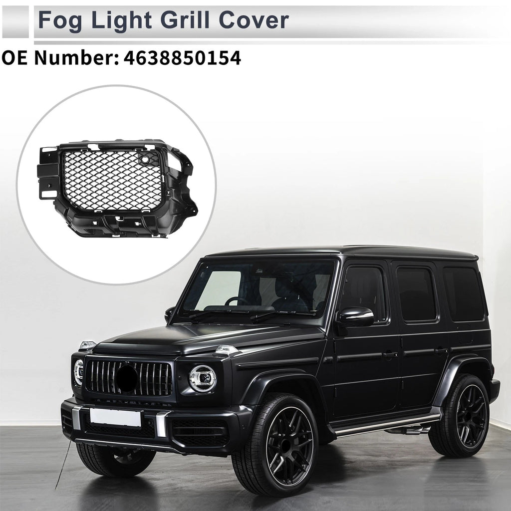 1 Pc Fog Light Grill for Mercedes-Benz (No.4638850154) (2019–2023) Black