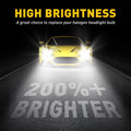 9008 H13 ZES LED Headlight Conversion Kit 60W 20000LM 6500K for Cars