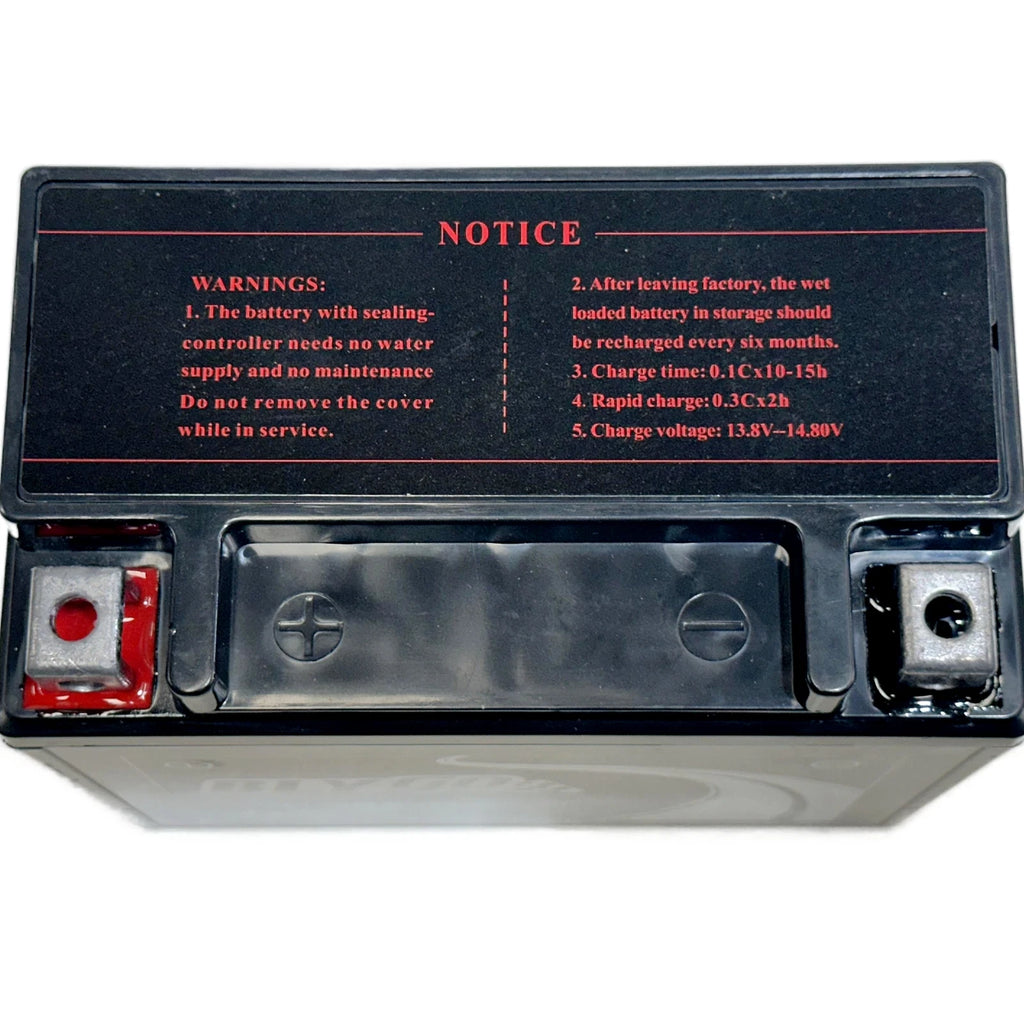 12V 12AH Battery for Dirt Quad Trail Bike ATV UTV Buggy Scooter (12N12-BS, YTX12-BS)