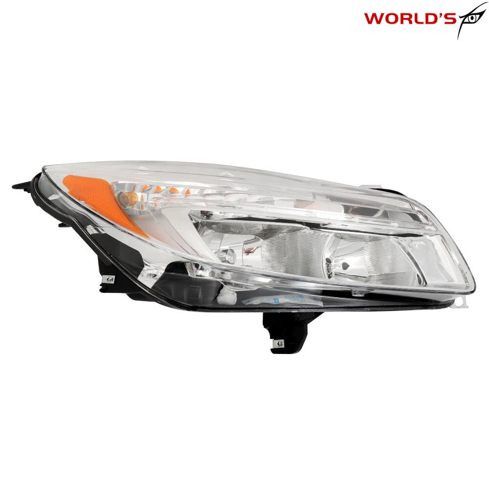Headlight for Buick Regal (2011–2013) Halogen Chrome Housing Right Side