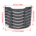 Carbon Fiber Window Louver Cover for Ford Mustang (2015–2023)