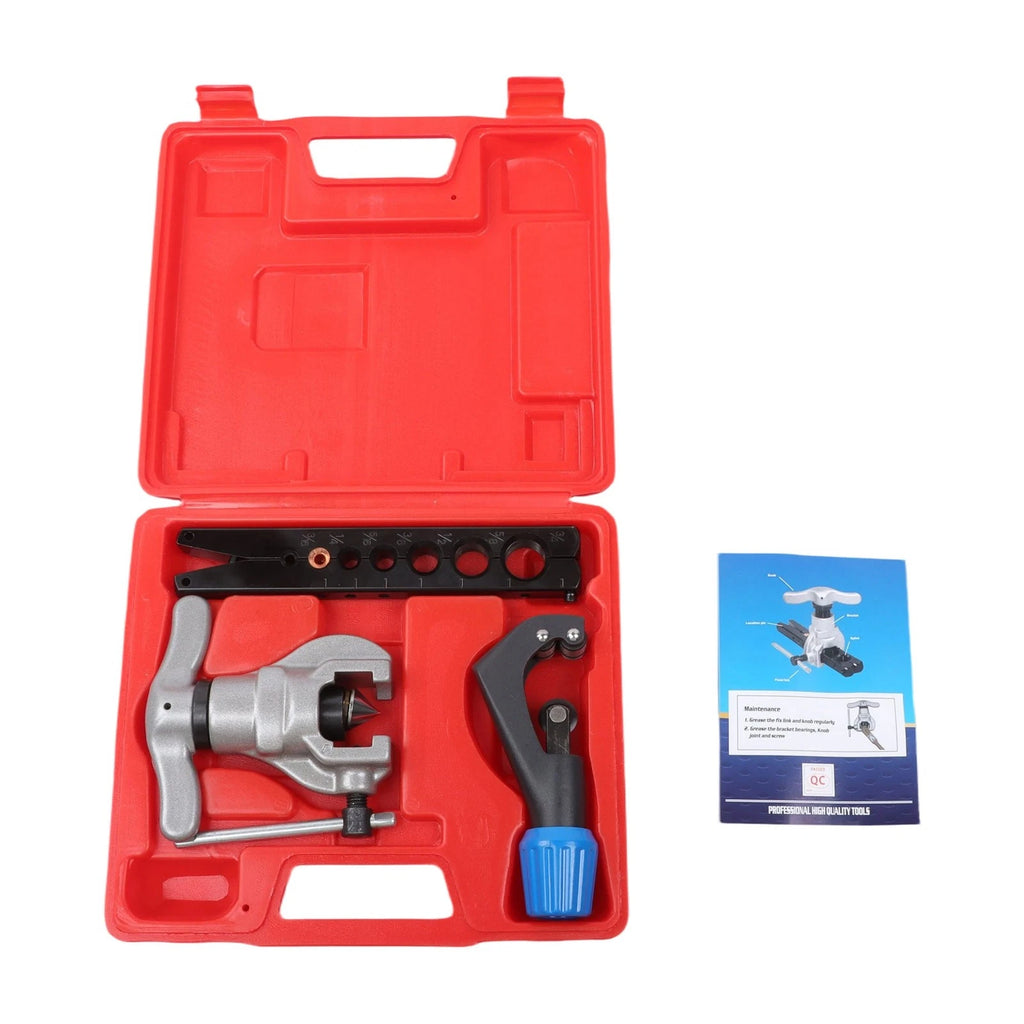 Eccentric Flaring Tool Kit with Tube Cutter for HVAC Refrigeration