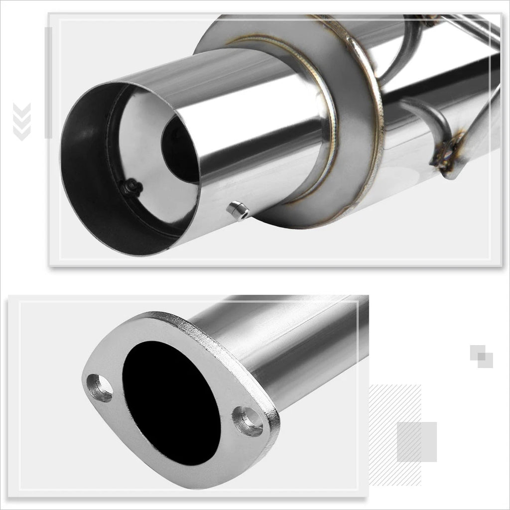 4" Tip Muffler Catback Exhaust System for Honda S2000 AP1 (2000–2003)
