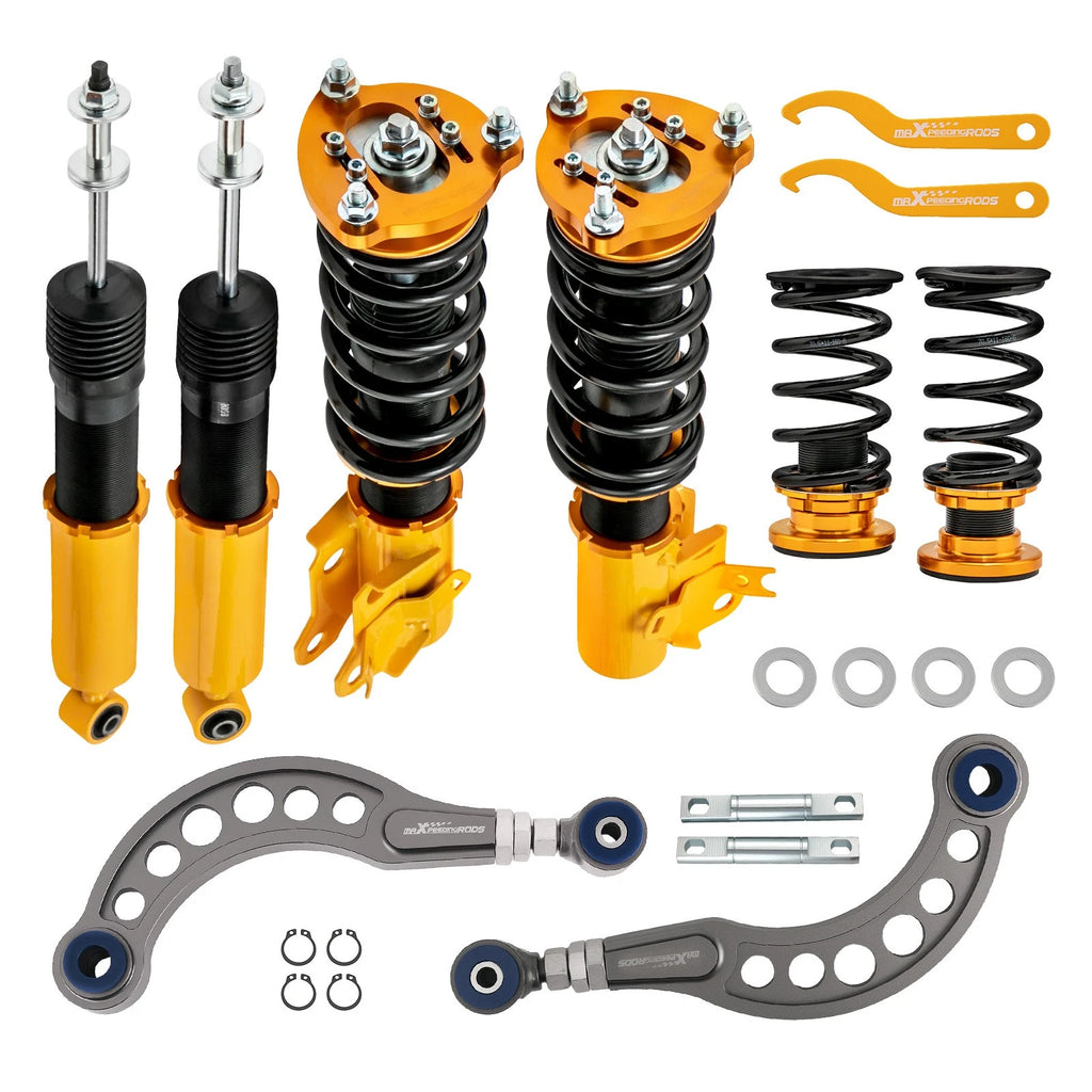 Coilover Springs Kit + Rear Upper Camber Arms for Honda Civic (2006–2011)