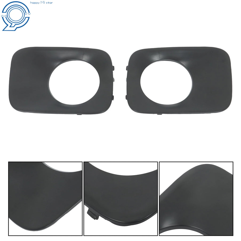 Set of 2 Primed Plastic Fog Light Covers for Honda Pilot (2009–2011)