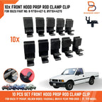 10x Hood Prop Rod Support Clip for Holden Rodeo Ute TF Isuzu TFR (88-02)