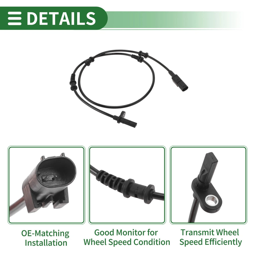 ABS Wheel Speed Sensor No.A2465402510 for Mercedes-Benz W176 (2012–2019)