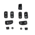 11 Pieces Control Switch Cap Buttons for Harley-Davidson Glide Road King (2014–2019) T9