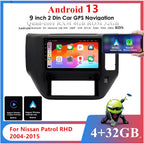 9" Android 13 GPS Stereo Radio for Nissan Patrol GU (2004-2015)