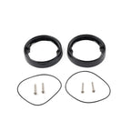 1 Pair Turn Signal Bezels for Harley Road King/Glide/Electra Glide (Black)