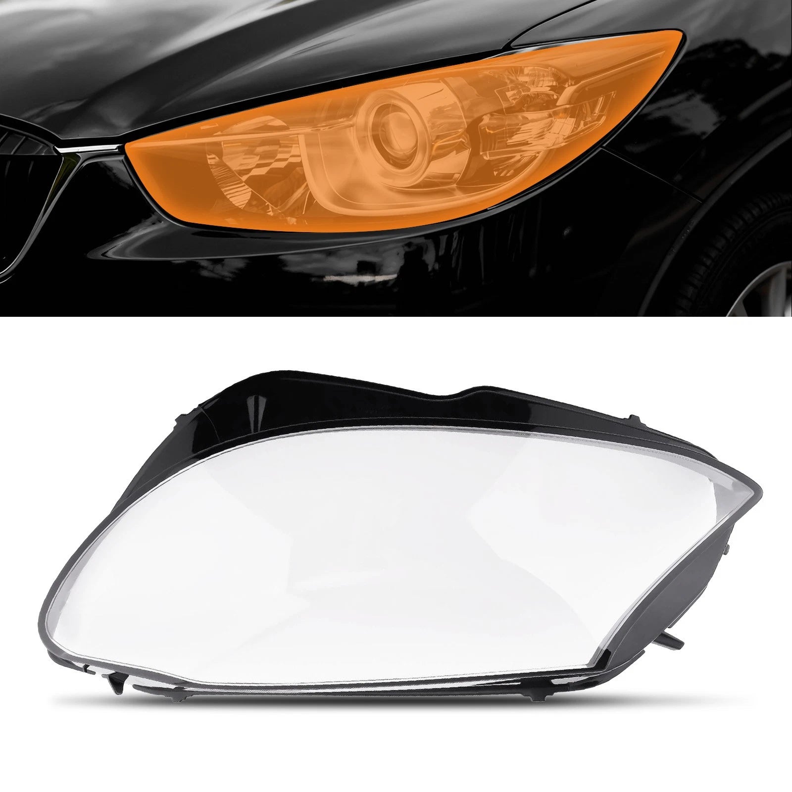 Clear Front Left Headlight Cover for Mercedes-Benz C-Class W205 (2019–2020)